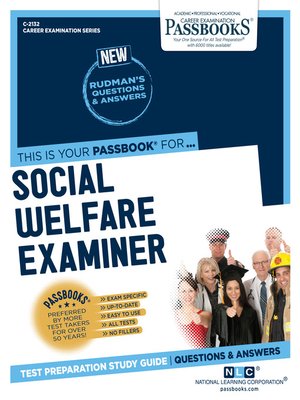 cover image of Social Welfare Examiner
